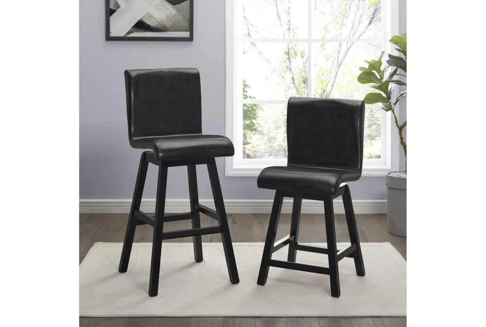 Kirke Swivel Counter Height Chair Set Of 2 - Image 7