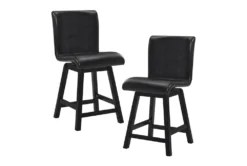 Kirke Swivel Counter Height Chair Set Of 2