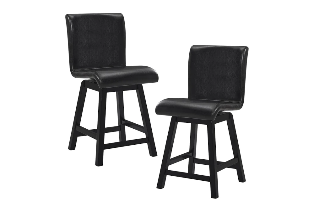 Kirke Swivel Counter Height Chair Set Of 2