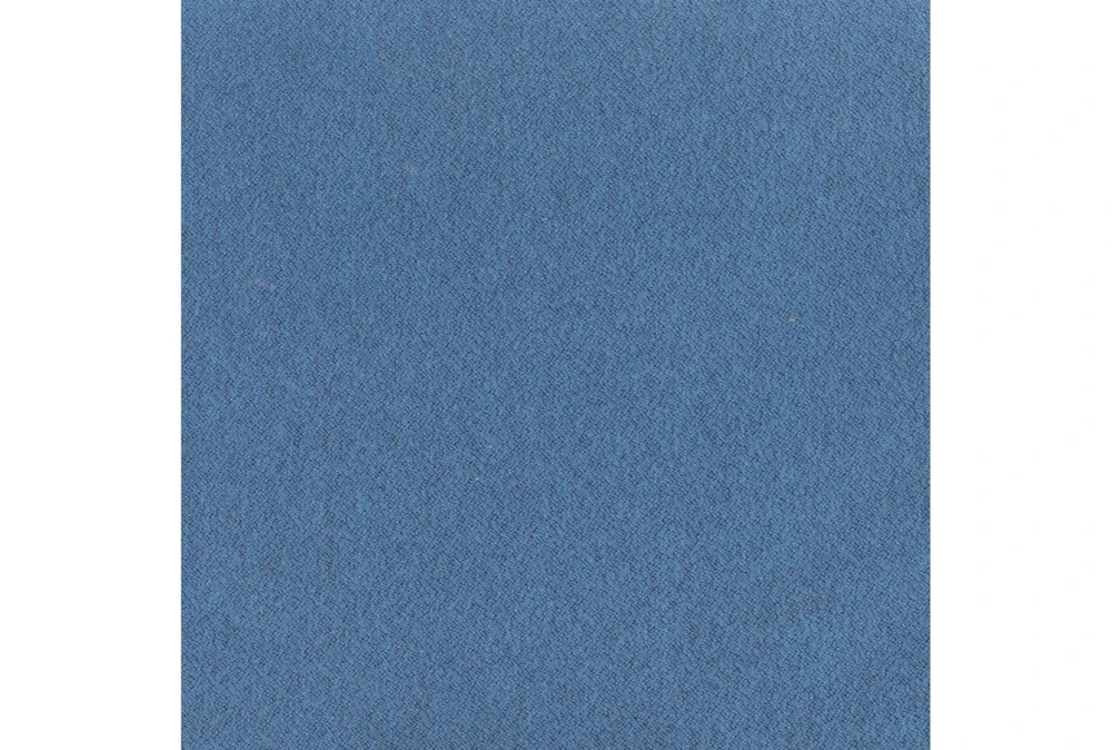 Mid-Century Walnut & Blue Dining Chair Set Of 2 - Image 5