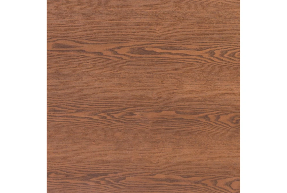 Mid-Century Walnut & Blue Dining Chair Set Of 2 - Image 7