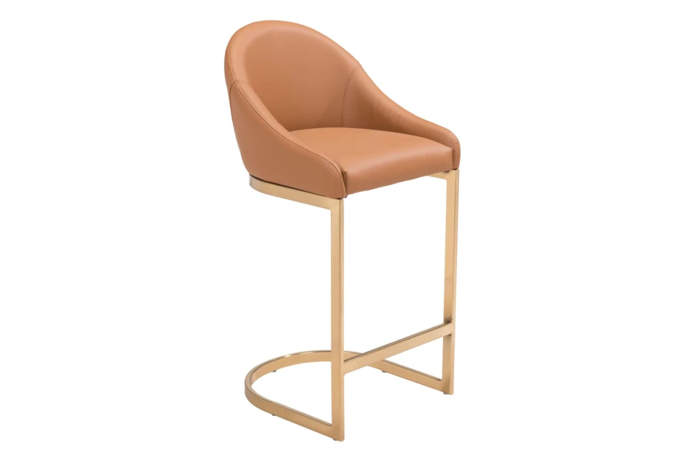 Contemporary Tan Counter Stool