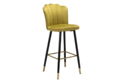Contemporary Yellow Bar Chair