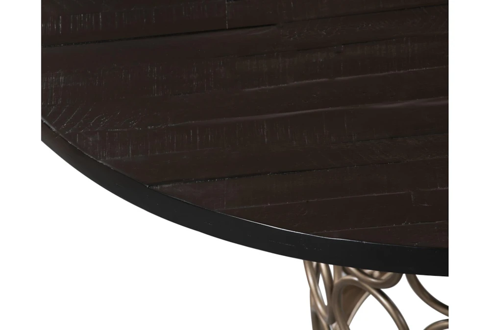 Tina Brass 55" Round Dining Table - Image 3
