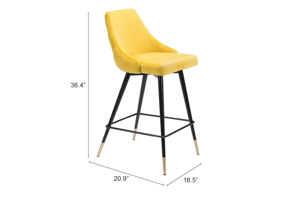 Piccol Yellow Counter Stool - Image 7