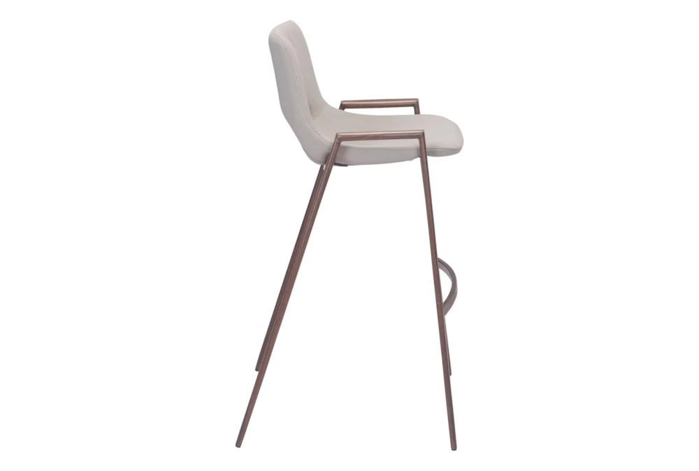 Desiree Beige Bar Stool Set Of 2 - Image 2