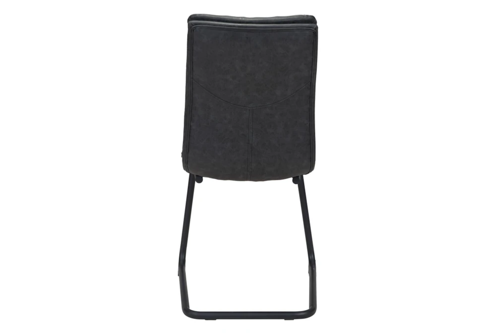 Industrial Black Dining Chair Set Of 2 - Image 3