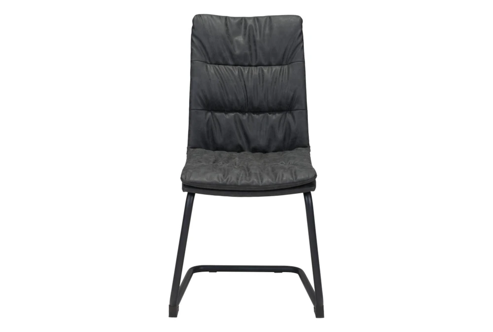 Industrial Black Dining Chair Set Of 2 - Image 7