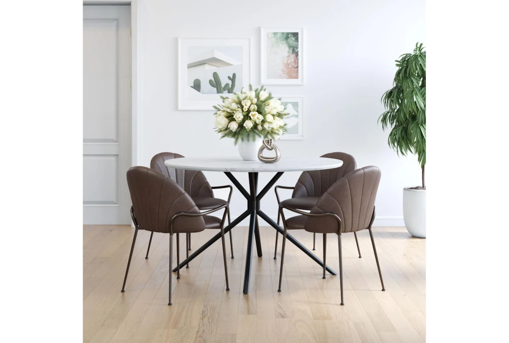 Kevin Espresso Dining Chair - Image 11