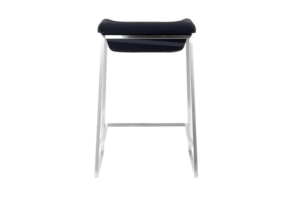 Dark Grey Modern Backless Counter Stool Set Of 2 - Image 3