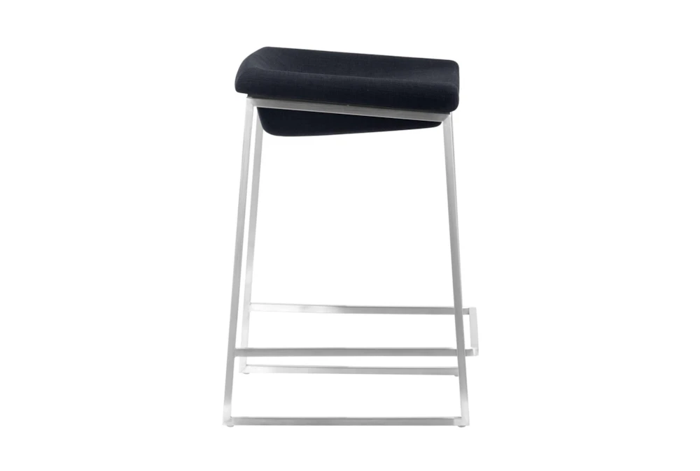 Dark Grey Modern Backless Counter Stool Set Of 2 - Image 4