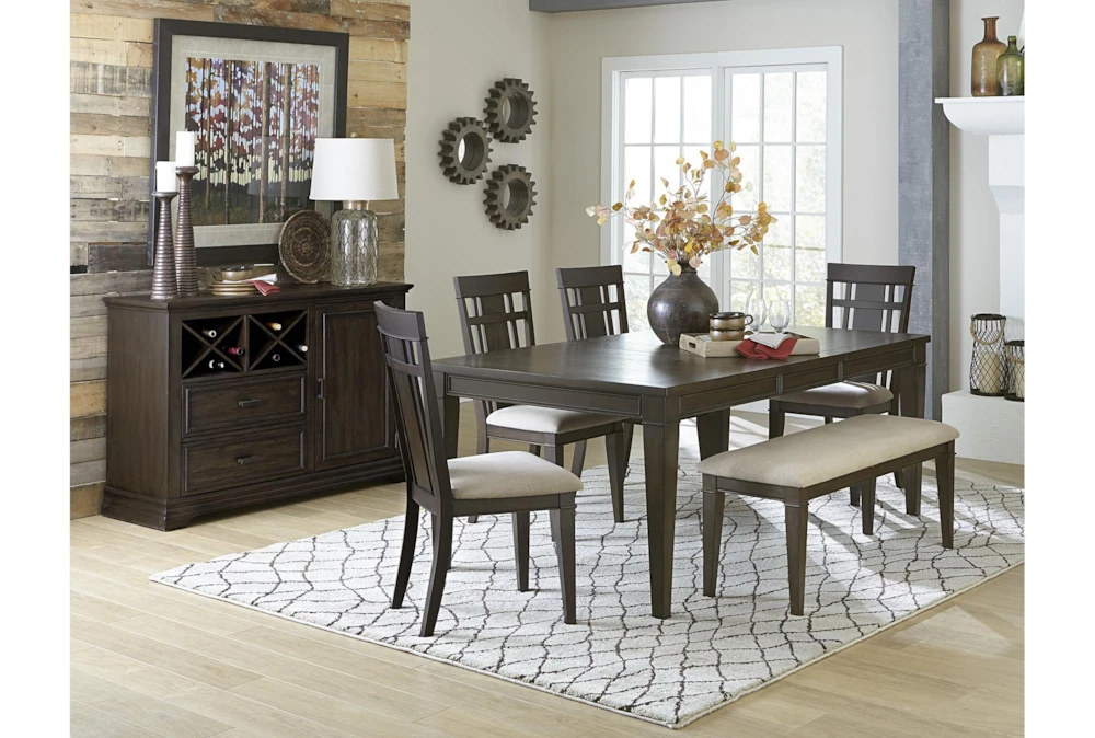 Maynard 48" Dark Brown Bench - Image 2