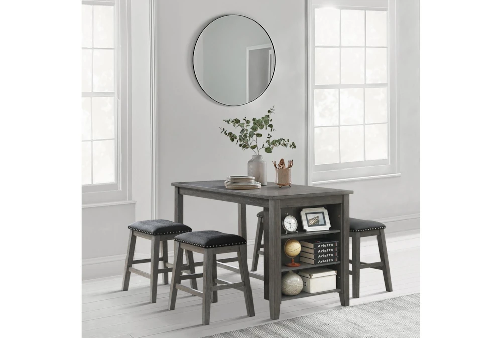 Fideo Grey 60" Counter Set For 4 - Image 4