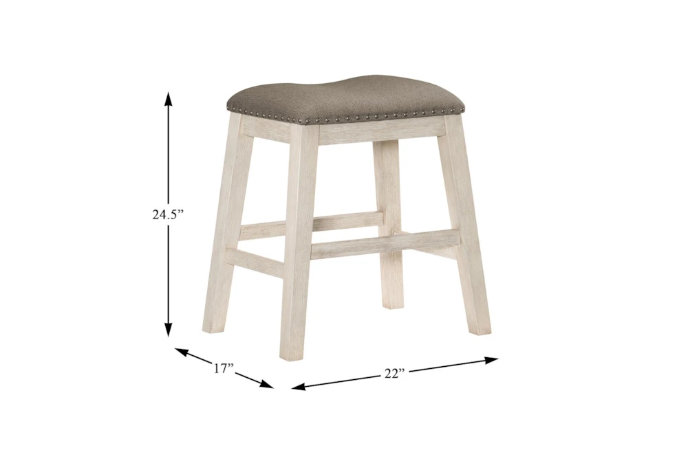 Fideo White 60" Counter Set For 4 - Image 2