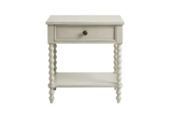 Spindle Wht 1-Drawer Nightstand