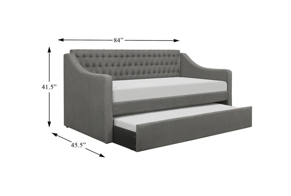 Filmore Twin Upholstered Daybed With Trundle - Image 3