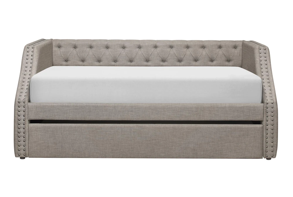 Freya Twin Upholstered Daybed With Trundle - Image 2
