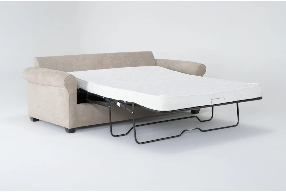 Athos Cream 77" Full Sleeper Sofa - Image 3