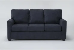 Aramis Midnight Blue 75" Full Sleeper Sofa