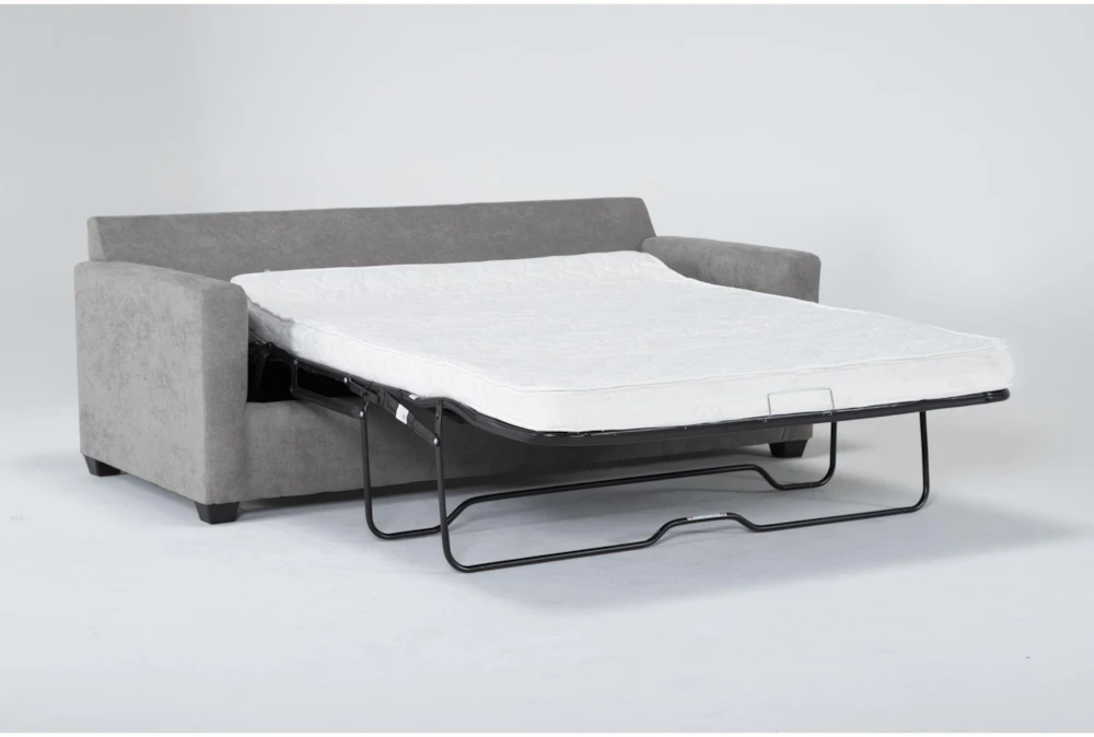 Aramis Vintage 83" Queen Sleeper Sofa With Reversible Chaise - Image 3