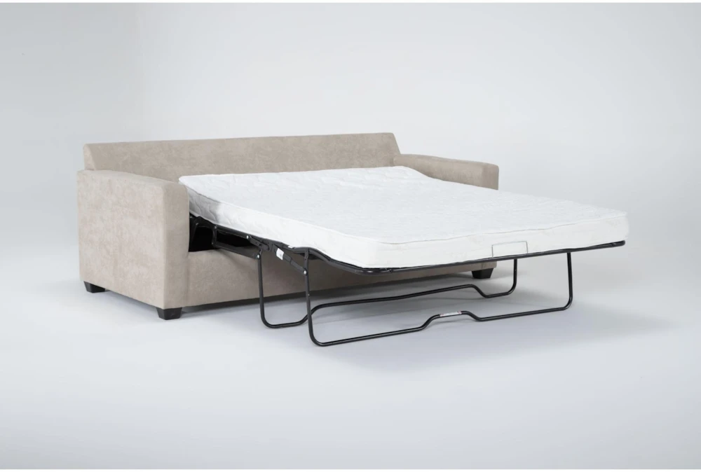 Aramis Cream 75" Full Sleeper Sofa - Image 3