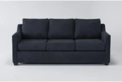 Porthos Midnight Blue 80" Queen Sleeper Sofa