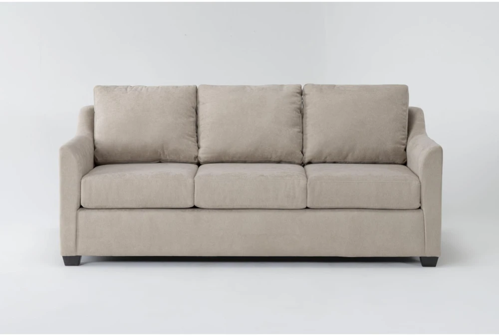 Porthos Cream 80" Queen Sleeper Sofa