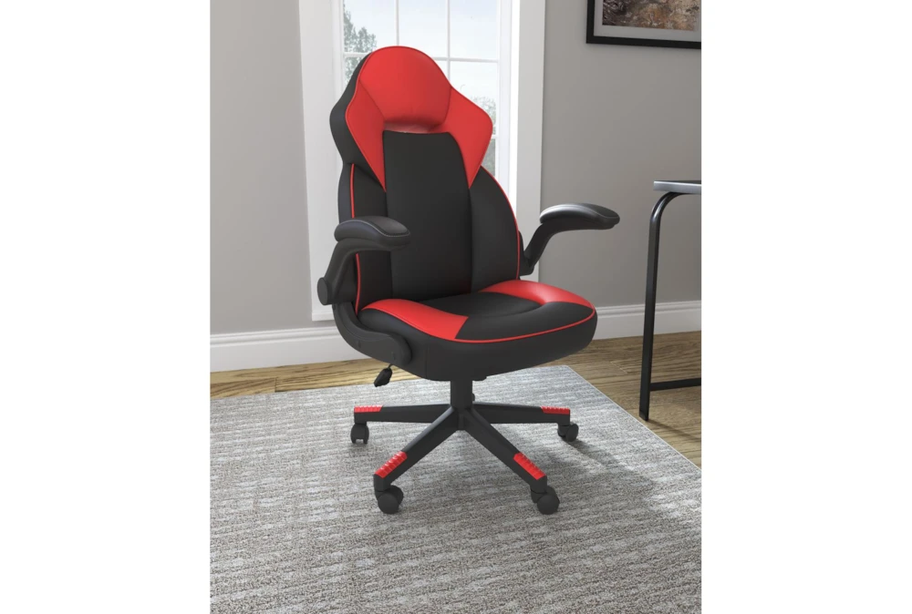 Mcneil Red & Black Gaming Chair - Image 8
