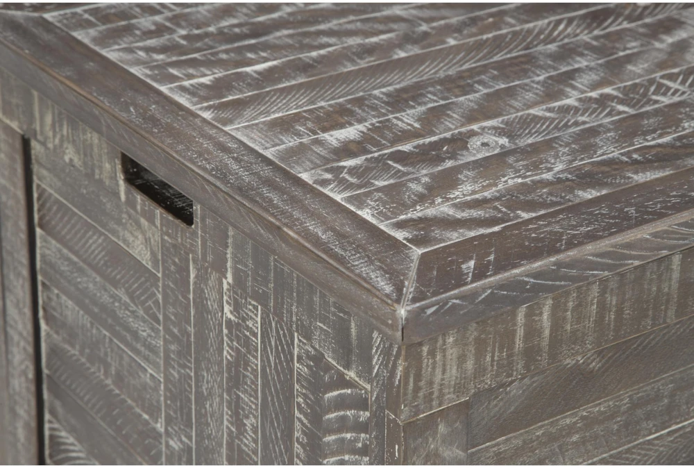 Colt Distressed Gray Storage Trunk - Image 5