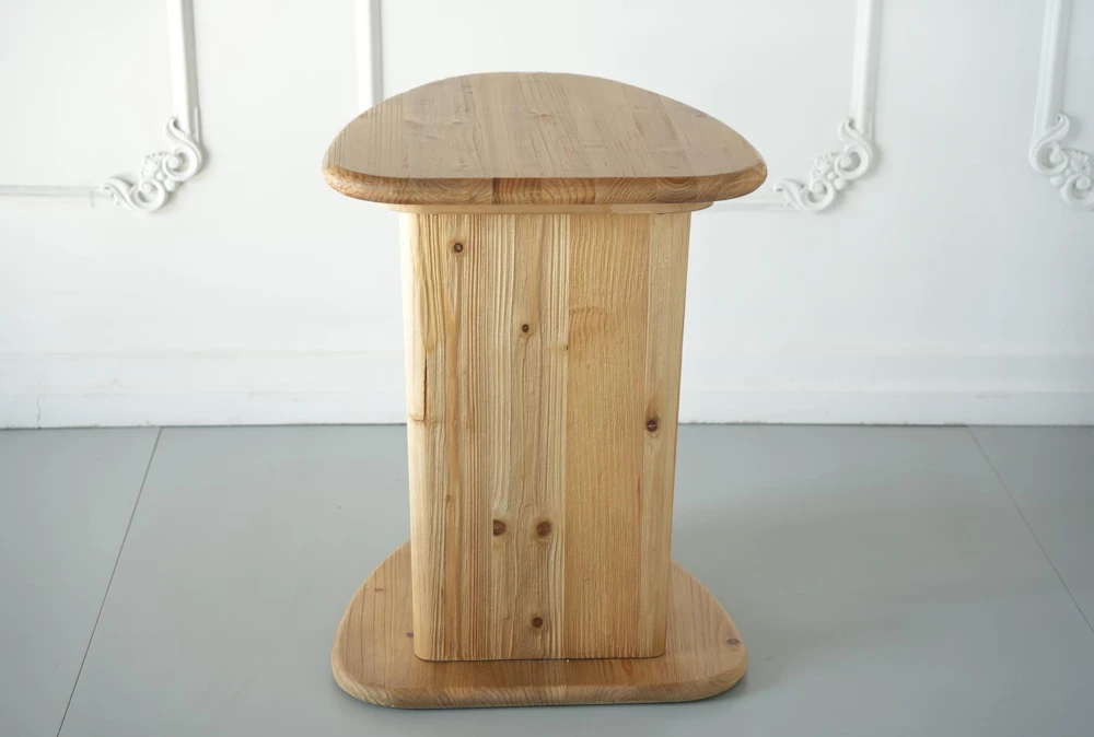 Natural Reclaimed Pine Accent Table - Image 5