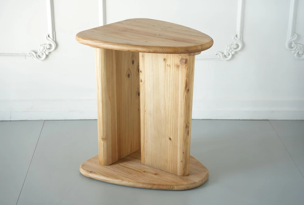 Natural Reclaimed Pine Accent Table