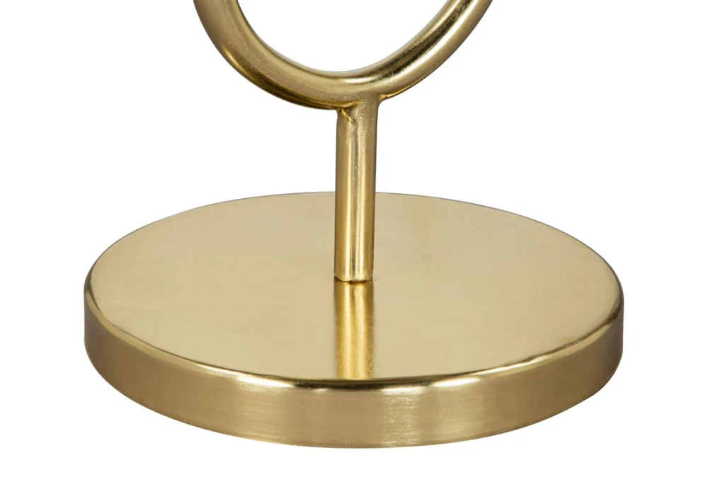 White & Gold Marble Tops Side Table - Image 6