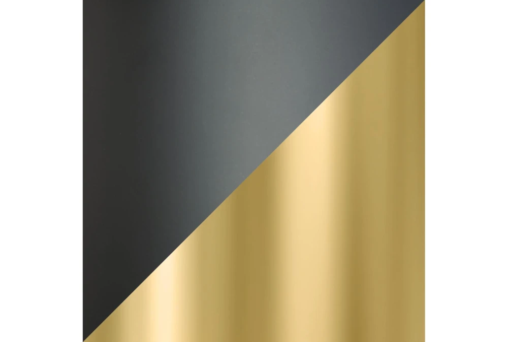 Black & Gold Mirror Top Side Table - Image 7