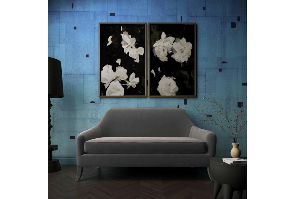 Noel Grey Velvet 64" Loveseat - Image 6