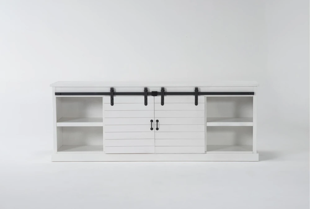 Noah Rustic White 84" Tv Stand - Image 2