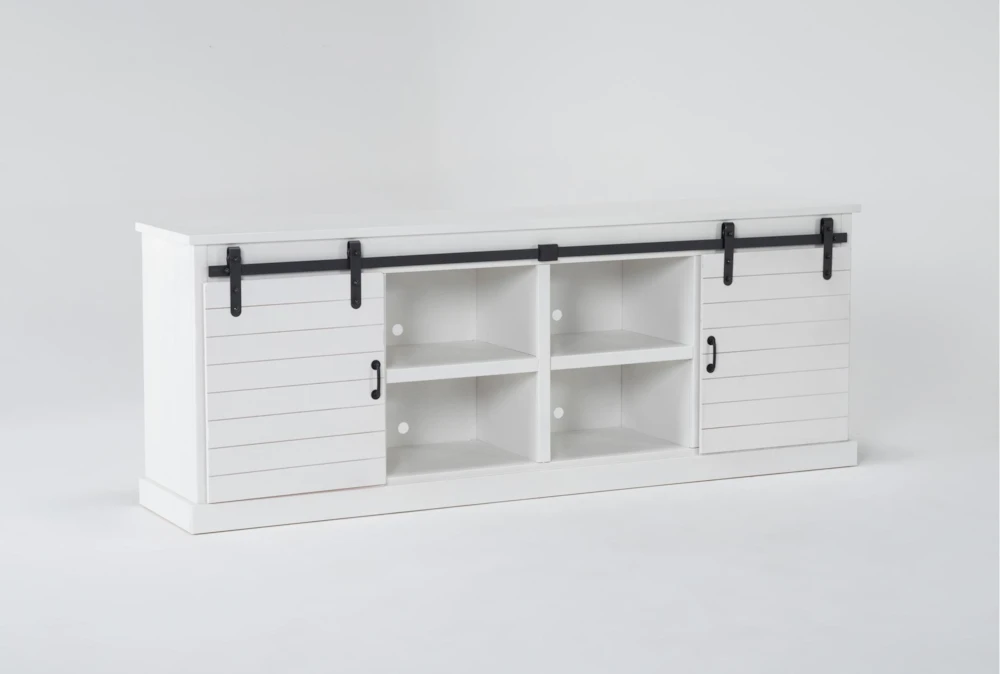 Noah Rustic White 84" Tv Stand - Image 3