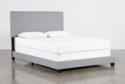 Colleen California King Upholstered Panel Bed