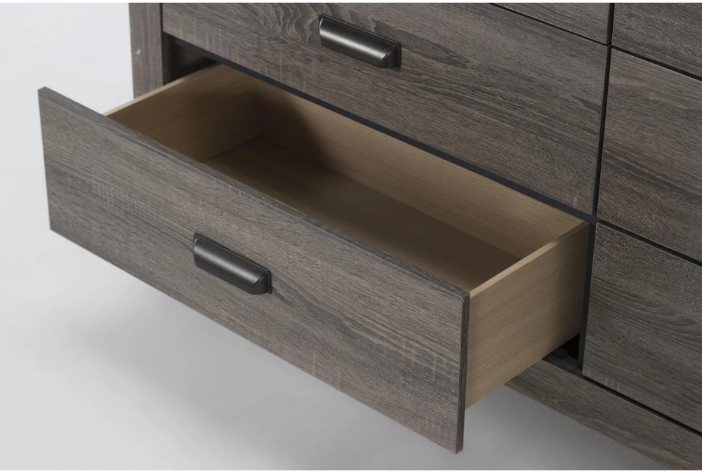 Milsie 6 Drawer Grey Dresser - Image 4