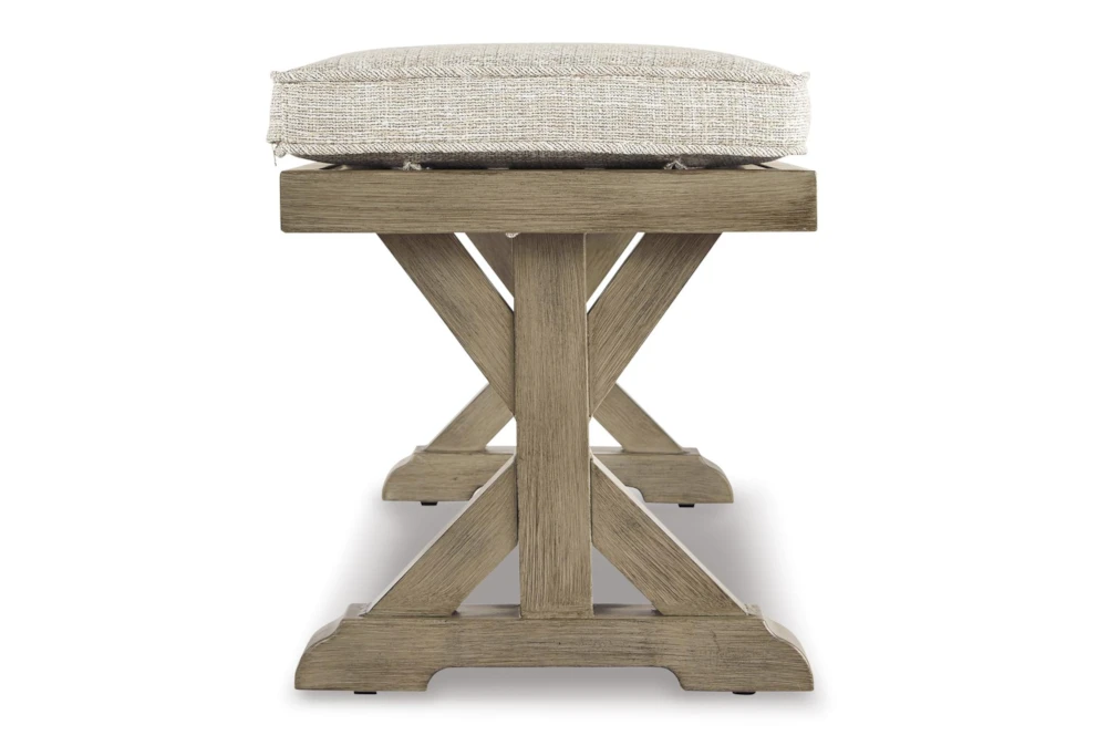 Beachside Outdoor Bench With Cushion - Image 3