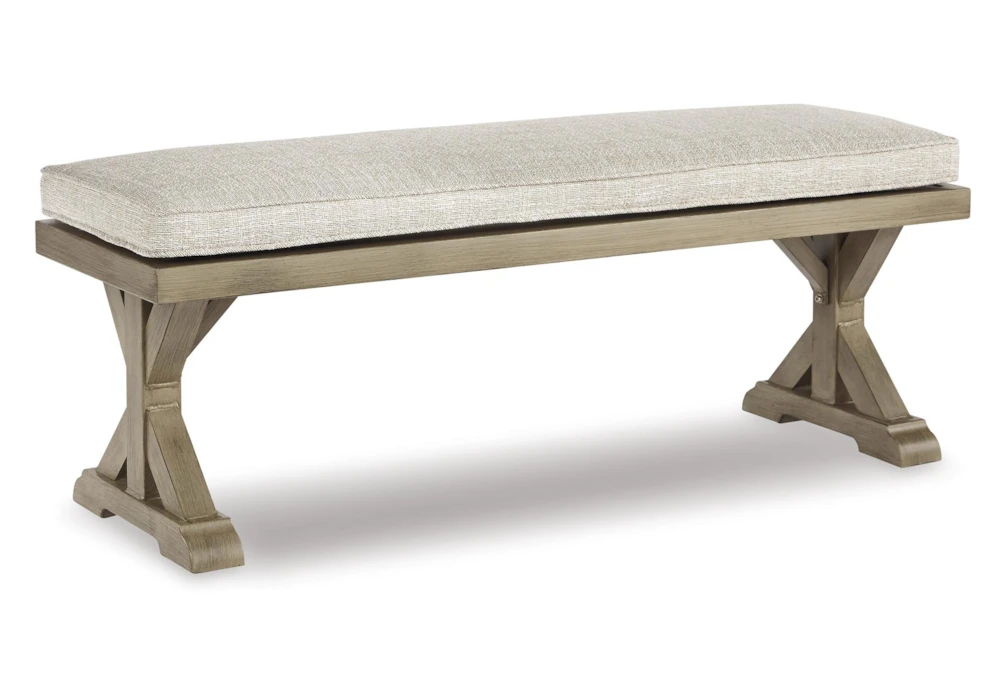 Beachside Outdoor Bench With Cushion