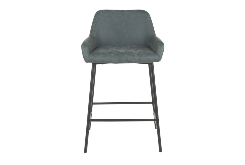 Dan Green Faux Leather Counter Stool Set Of 2 - Image 8