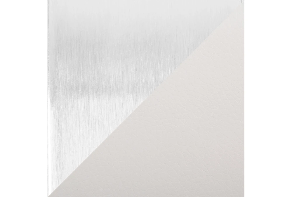 Ian White Faux Leather High Back Barstool Set Of 2 - Image 5