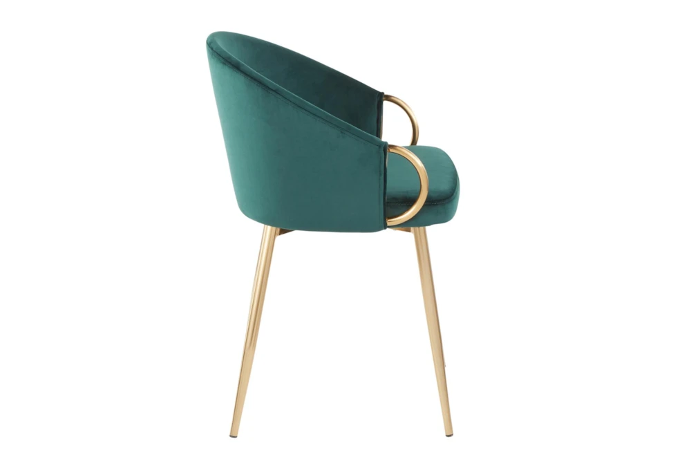 Rose Emerald Velvet Dining Chair - Image 6