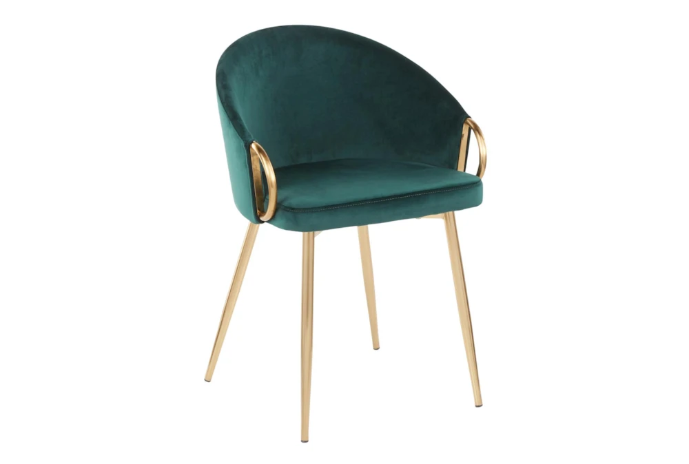 Rose Emerald Velvet Dining Chair