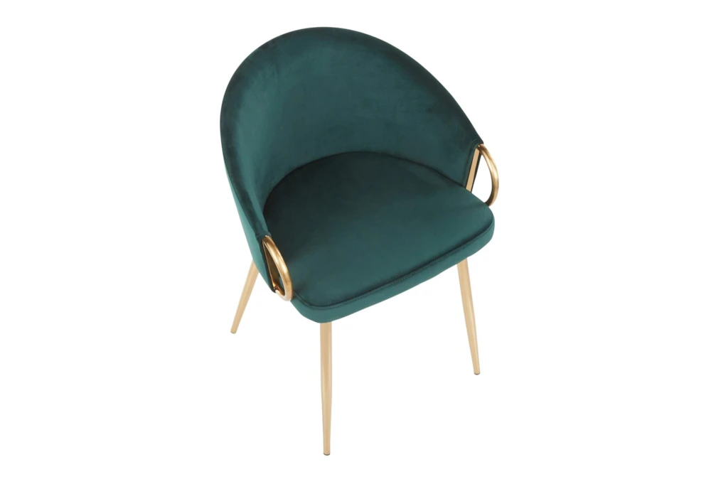 Rose Emerald Velvet Dining Chair - Image 7
