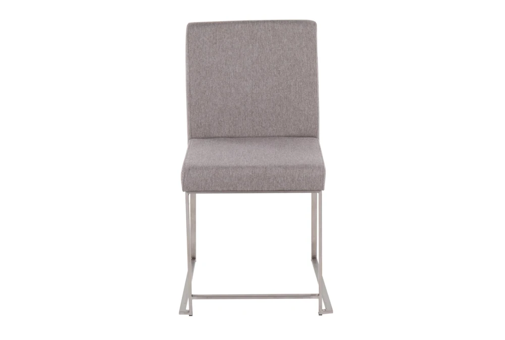 Ian Light Grey Fabric Dining Chair Set Of 2 - Image 6