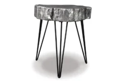 Dupree Silver Accent Table