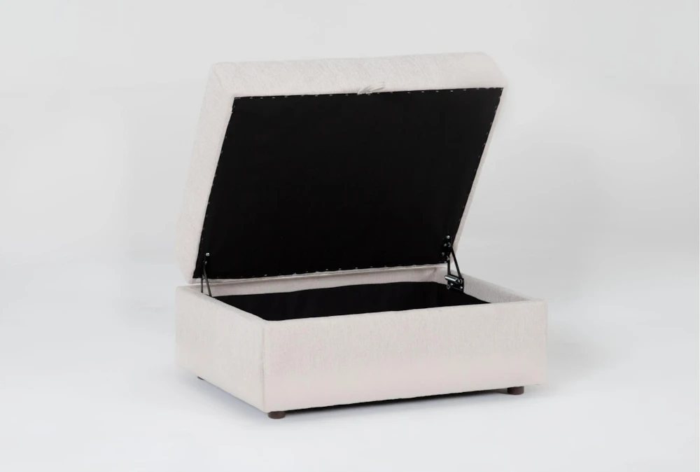 Basil Porcelain Storage Ottoman - Image 3