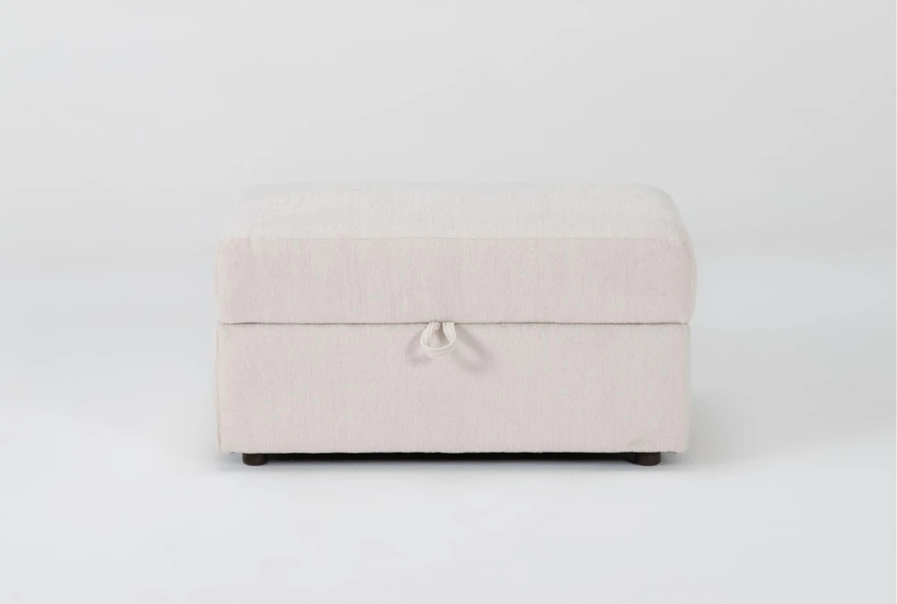 Basil Porcelain Storage Ottoman