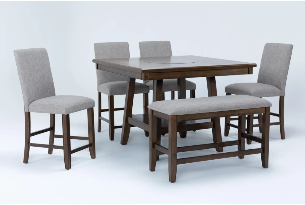 Hyland II 48" Counter With Bench Set For 6 - Image 2